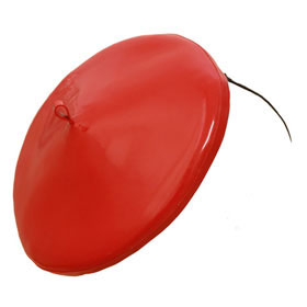 Atsuko Kudo Latex Beret in Supatex Red