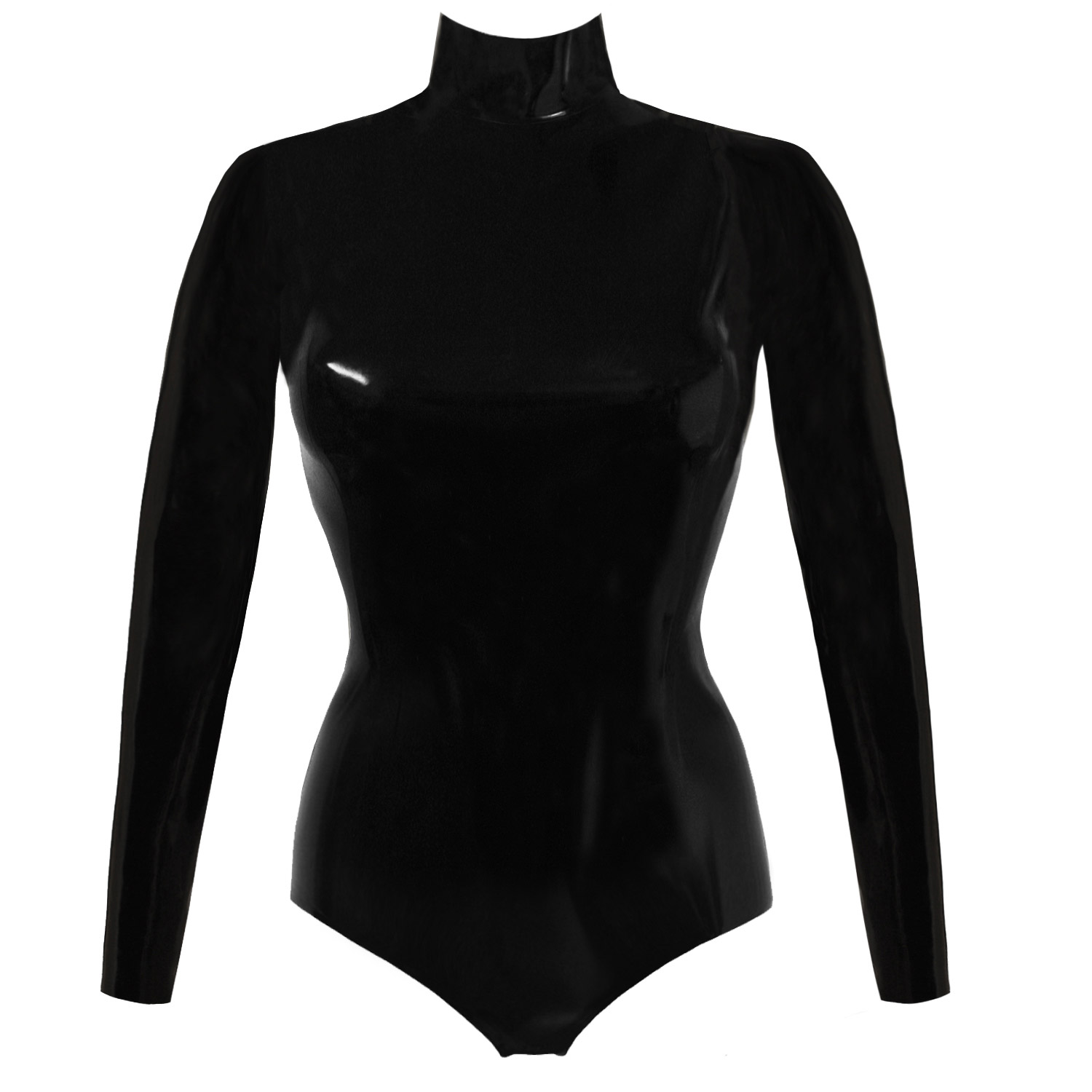 Atsuko Kudo Latex Joy Bodysuit in supatex black