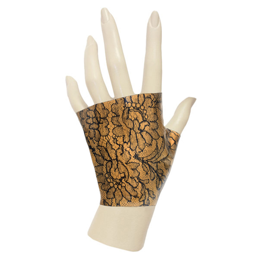Atsuko Kudo Latex  in Pearlsheen Antique Gold Lace