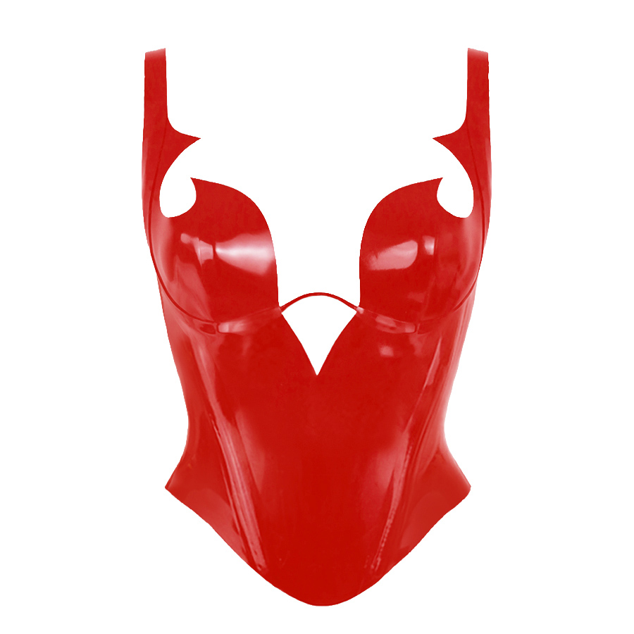 Atsuko Kudo Latex  in Red