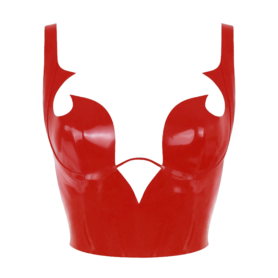 Atsuko Kudo Latex Paris Burning  W Top in Red