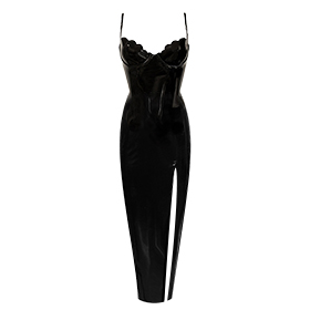 Atsuko Kudo Latex RT スカラップカップ イブニングドレス in 