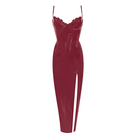 Atsuko Kudo Latex RT スカラップカップ イブニングドレス in 