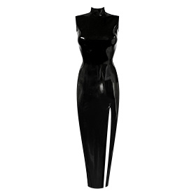 Atsuko Kudo Latex スリーブレスジョイ イブニングドレス in 